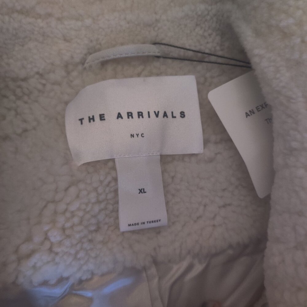 The Arrivals shearling jacket size XL New (roomy) - Picture 2 of 3